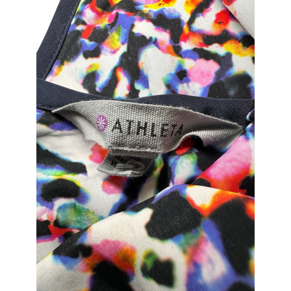 ATHLETA Size XXS Multicolor Sunbeam Easy Breezy Midi Dress Spaghetti Straps Adj - Picture 11 of 13